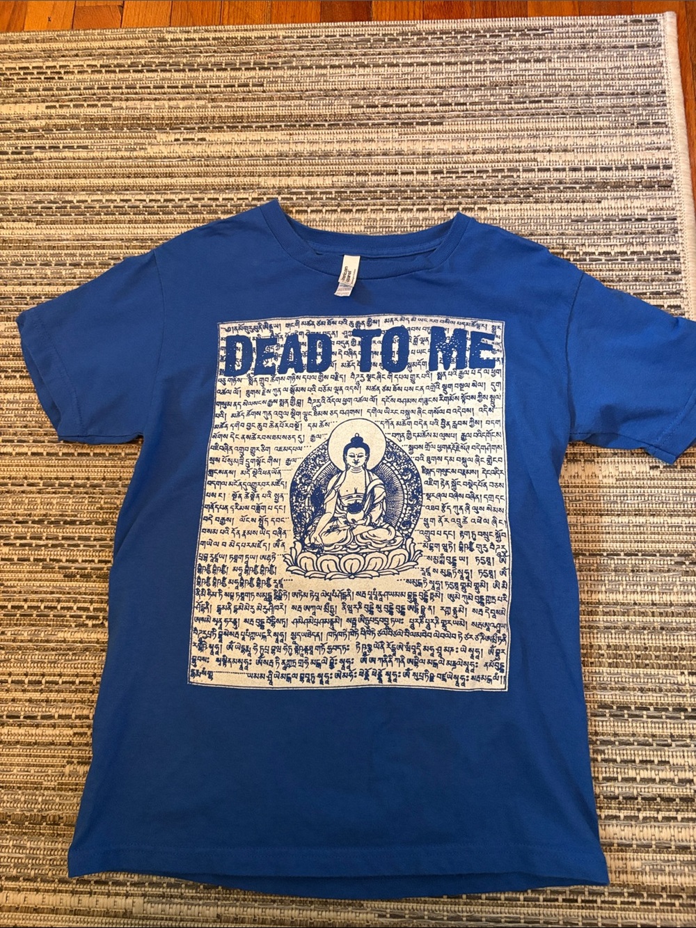 Blue Graphic 'Dead To Me' T‑Shirt